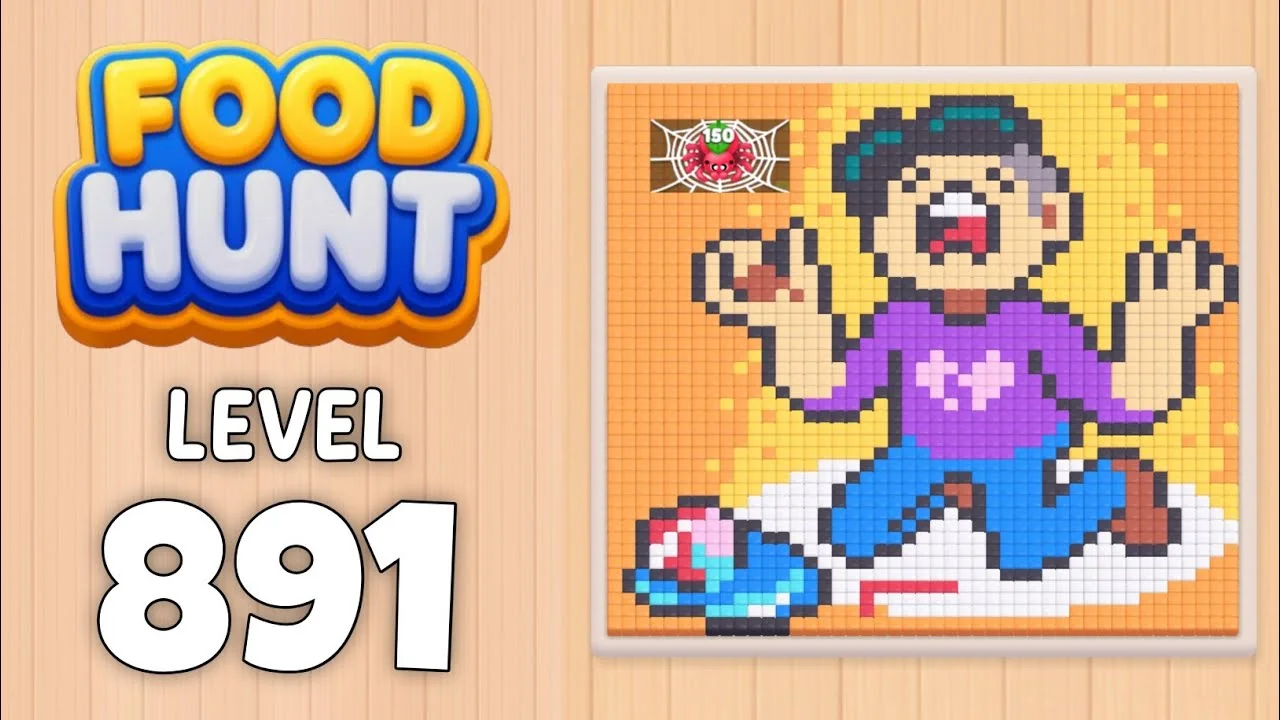 Food Hunt Level 891 board layout