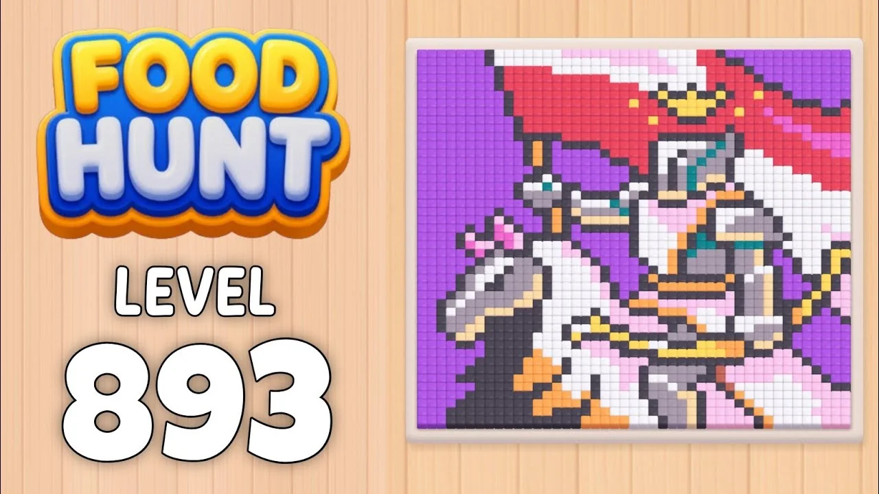 Food Hunt Level 893 board layout