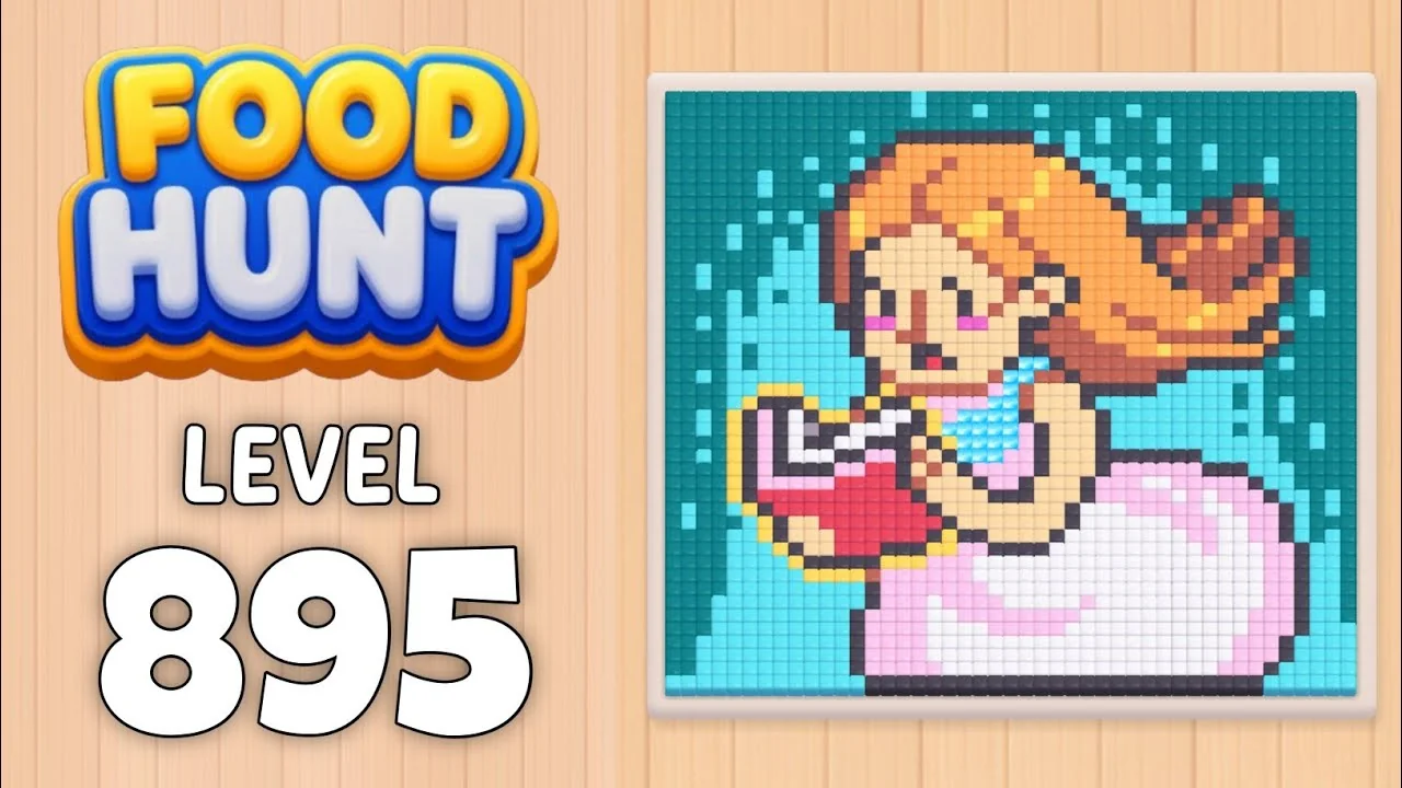 Food Hunt Level 895 board layout