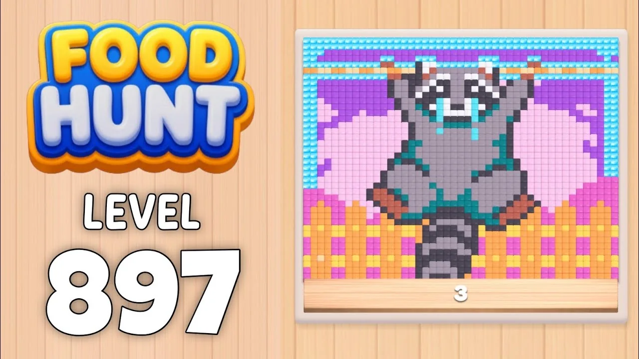 Food Hunt Level 897 board layout