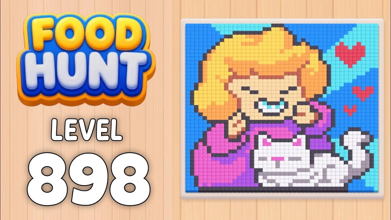Food Hunt Level 898 board layout