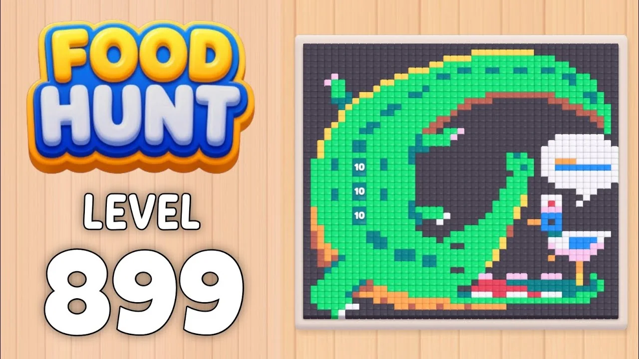 Food Hunt Level 899 board layout
