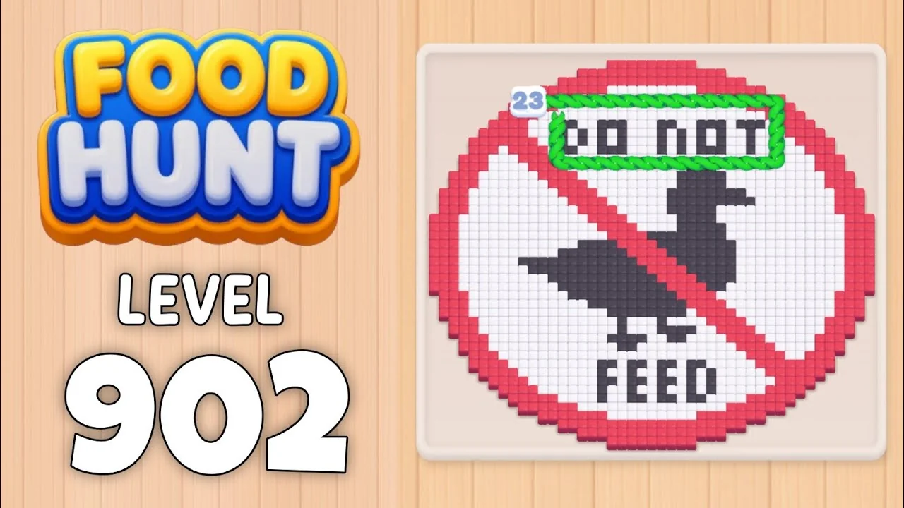Food Hunt Level 902 board layout