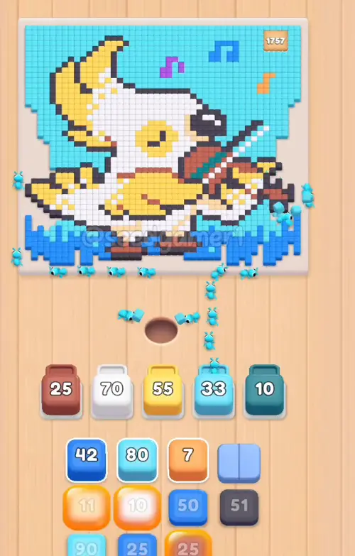 Slot 4 chews through Cyan 79, Cyan 49 and Cyan 78 back to back