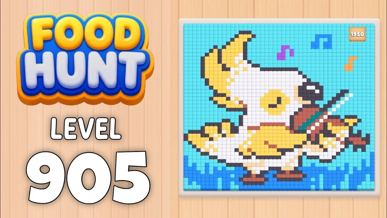 Food Hunt Level 905 board layout