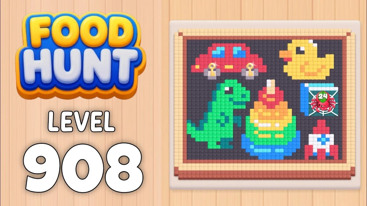 Food Hunt Level 908 board layout