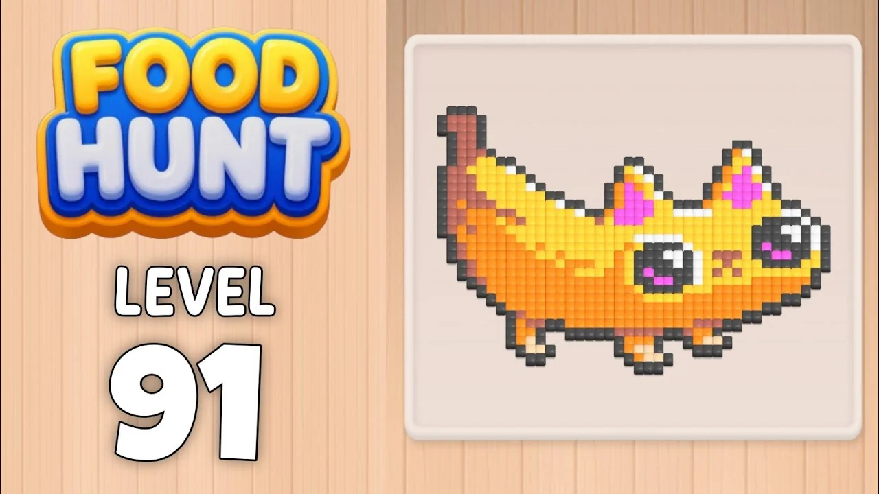 Food Hunt Level 91 board layout