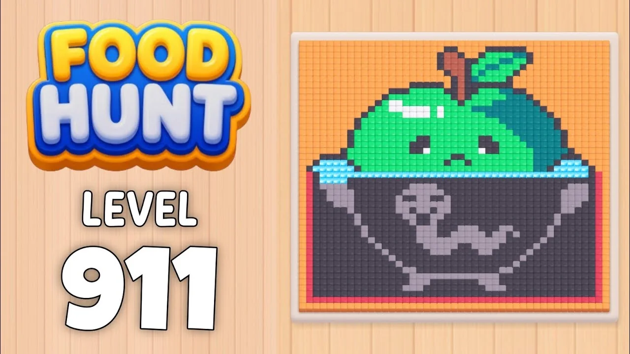 Food Hunt Level 911 board layout