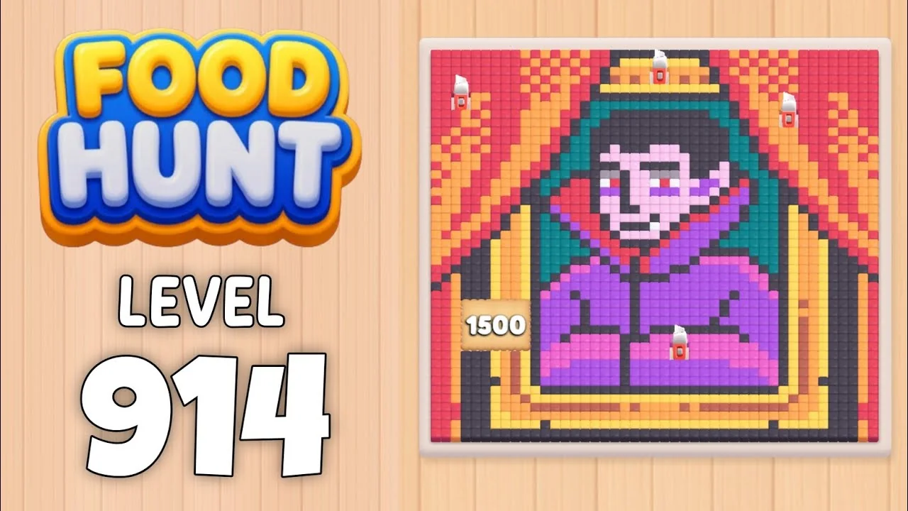 Food Hunt Level 914 board layout