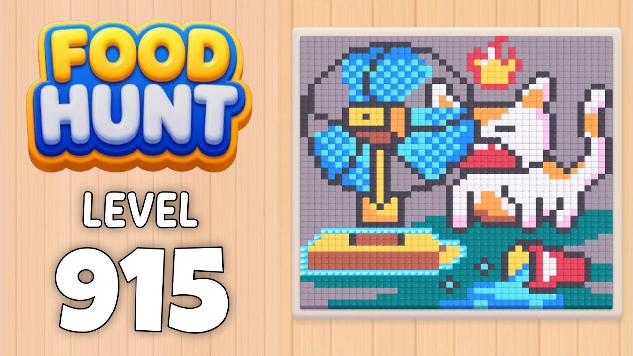 Food Hunt Level 915 board layout