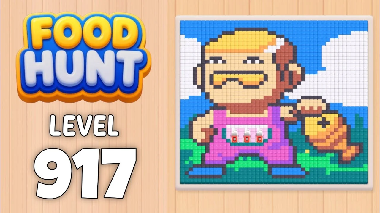 Food Hunt Level 917 board layout