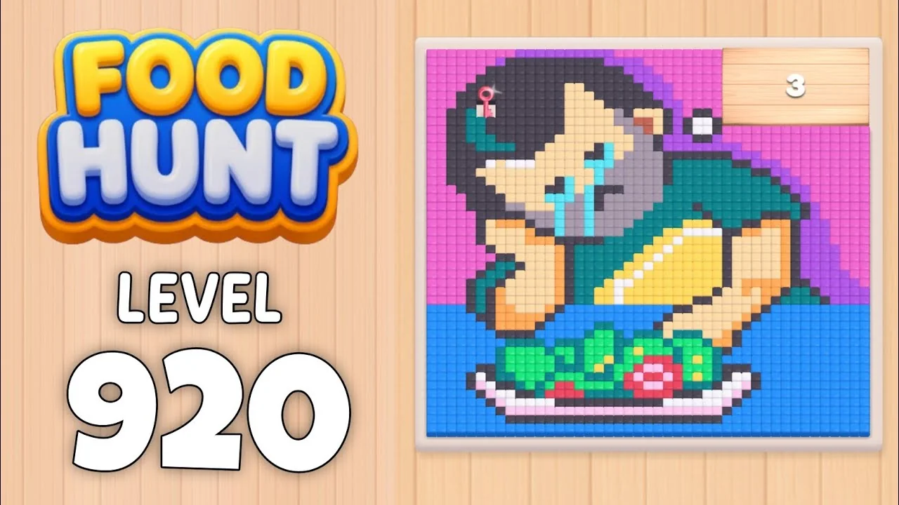 Food Hunt Level 920 board layout