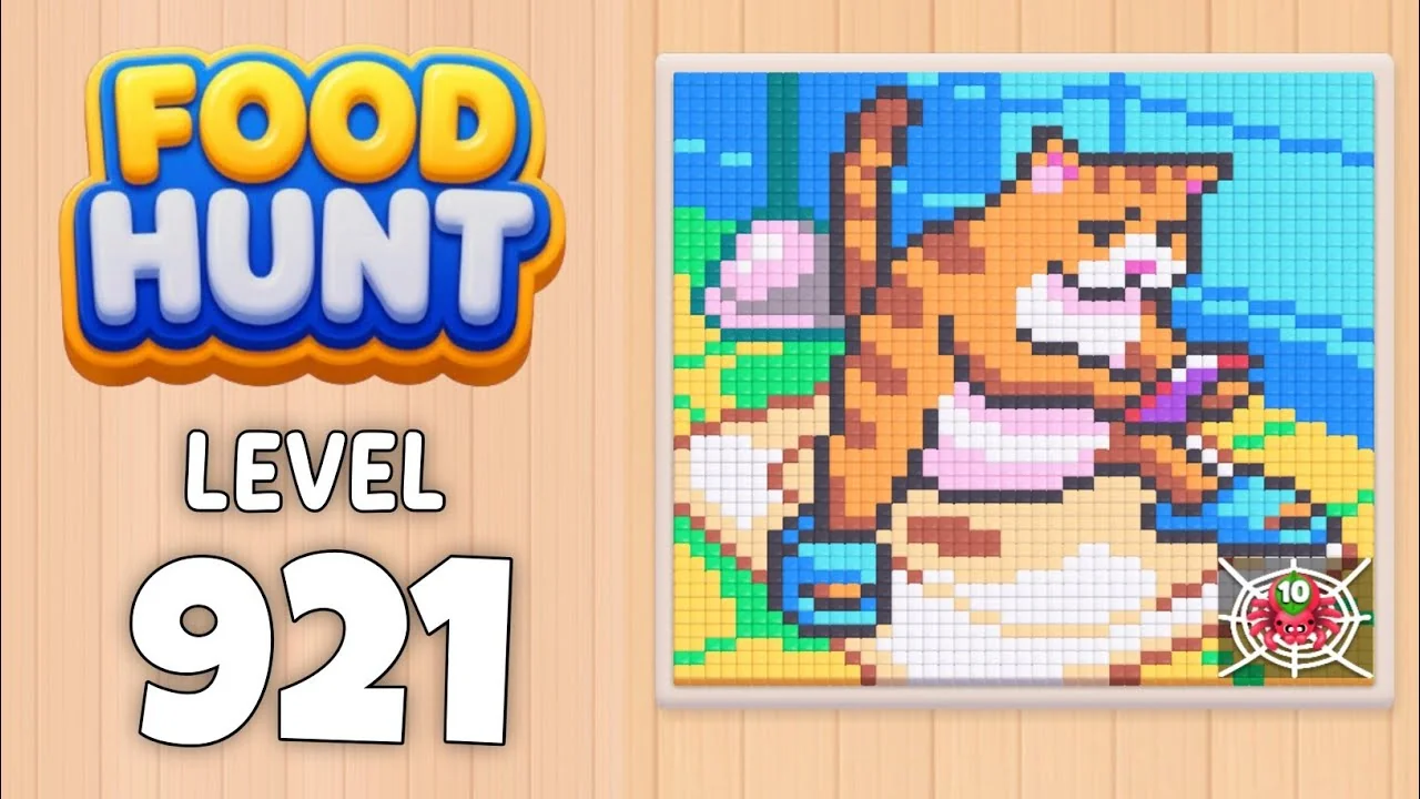 Food Hunt Level 921 board layout