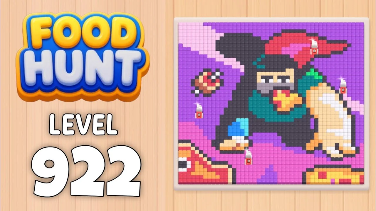 Food Hunt Level 922 board layout