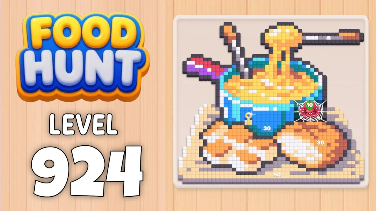 Food Hunt Level 924 board layout