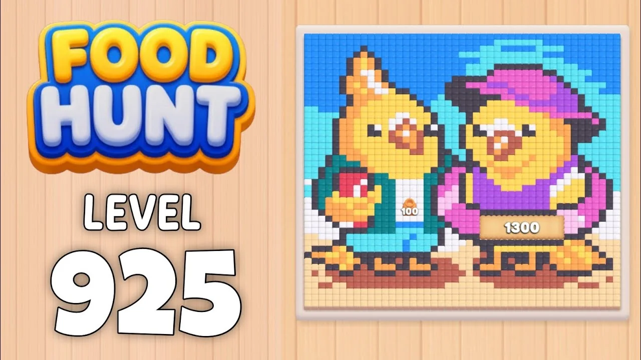 Food Hunt Level 925 board layout