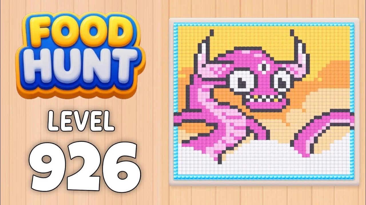 Food Hunt Level 926 board layout