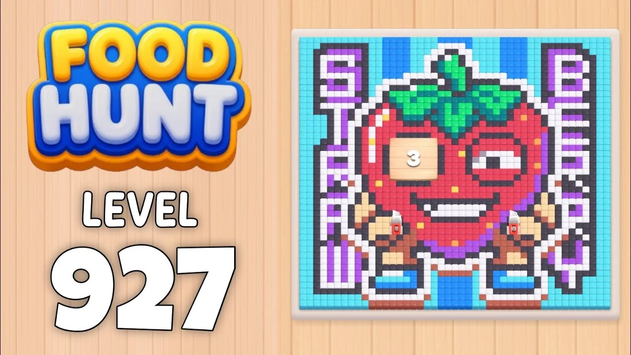 Food Hunt Level 927 board layout