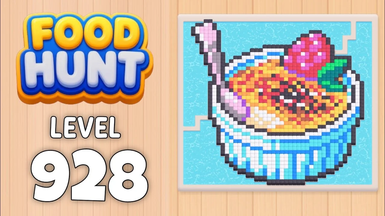 Food Hunt Level 928 board layout