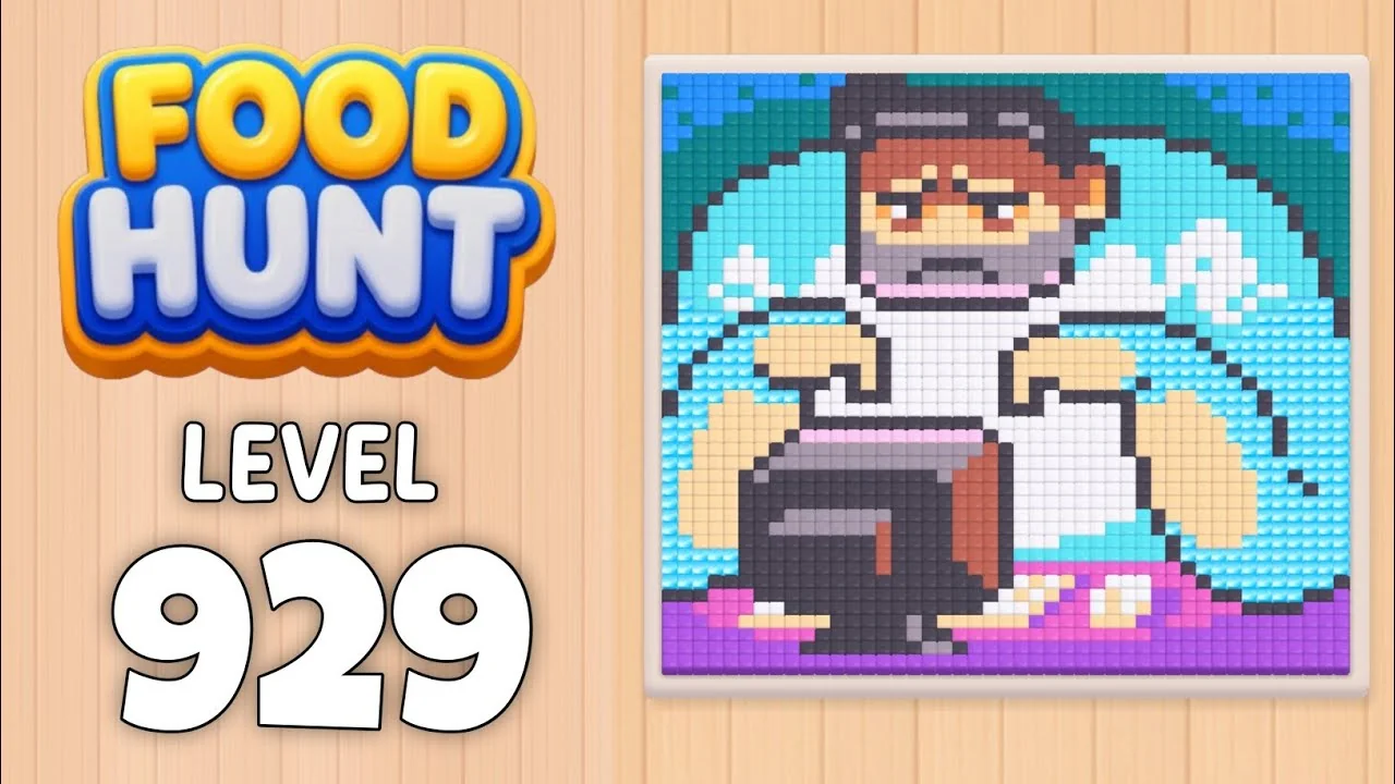 Food Hunt Level 929 board layout