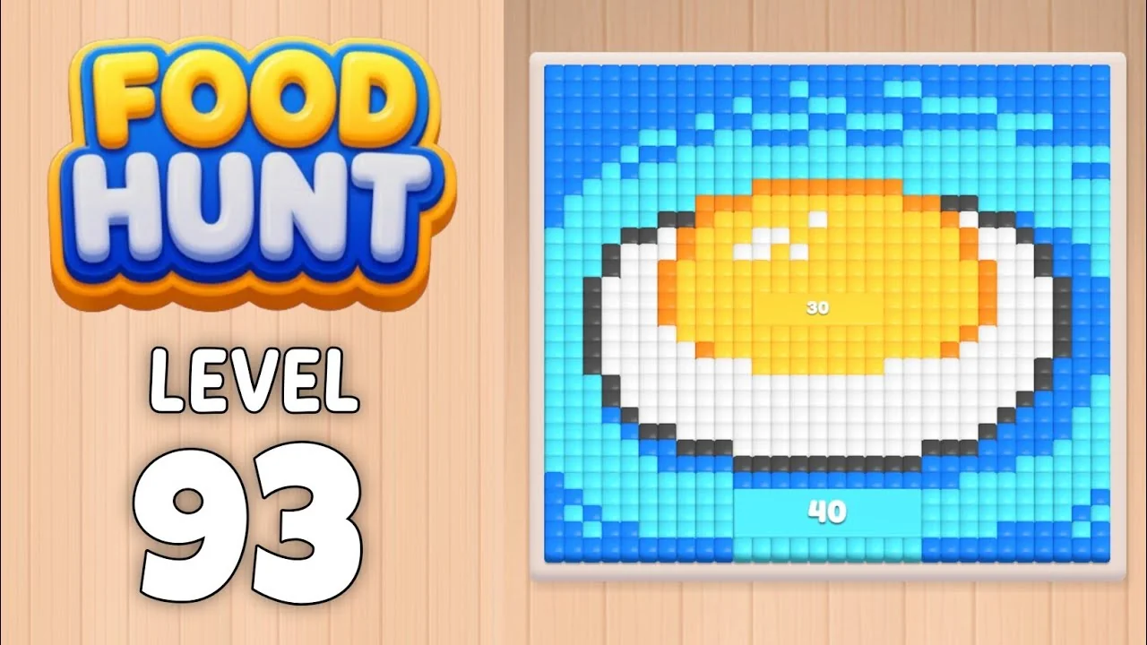 Food Hunt Level 93 board layout