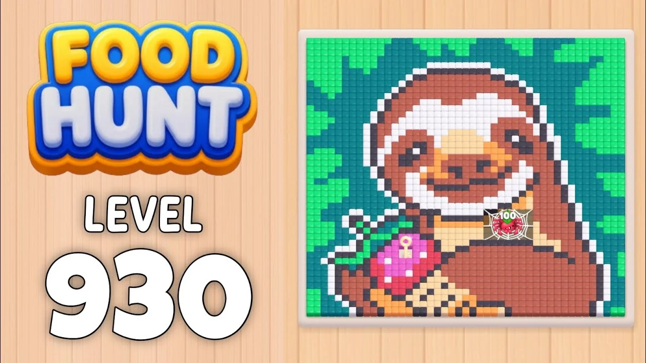 Food Hunt Level 930 board layout