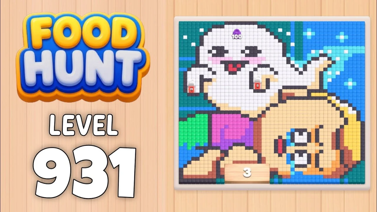 Food Hunt Level 931 board layout