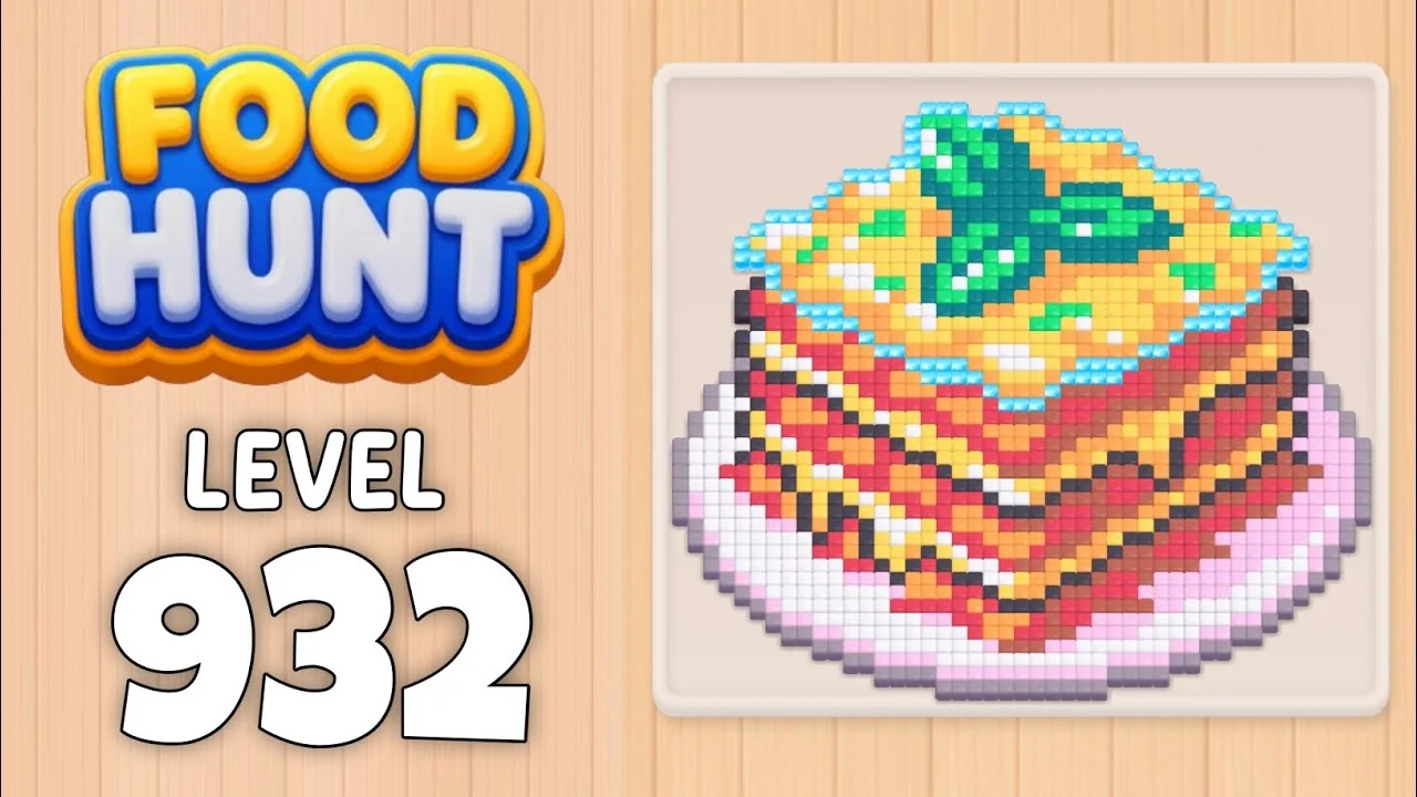 Food Hunt Level 932 board layout
