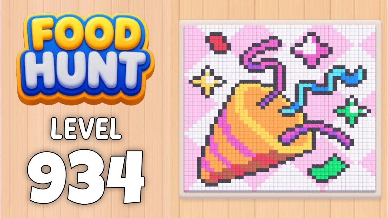 Food Hunt Level 934 board layout