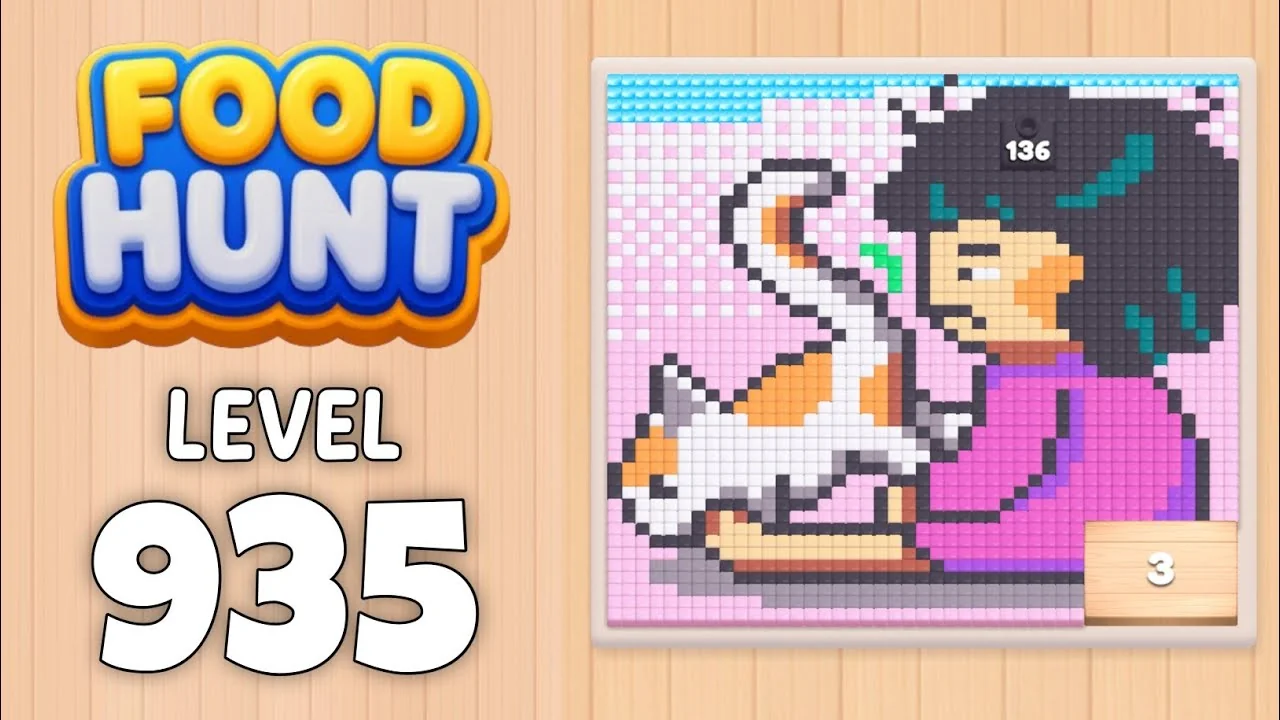 Food Hunt Level 935 board layout