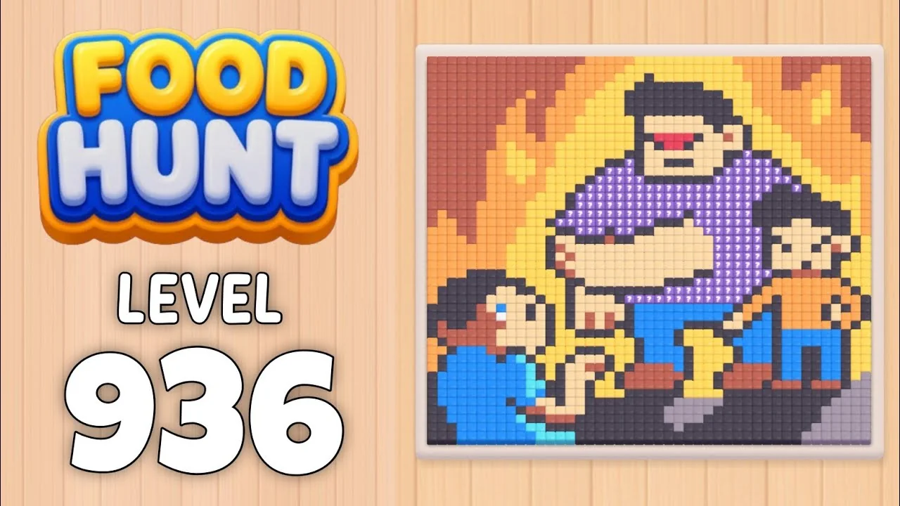 Food Hunt Level 936 board layout