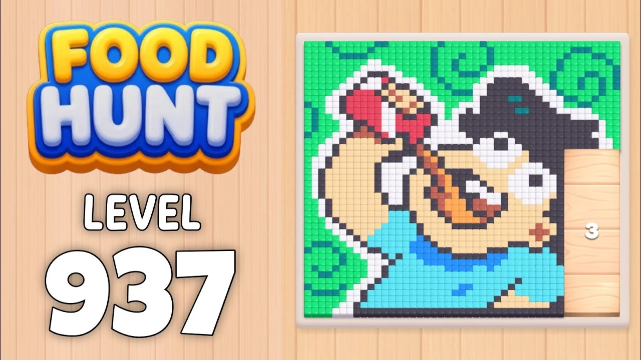 Food Hunt Level 937 board layout