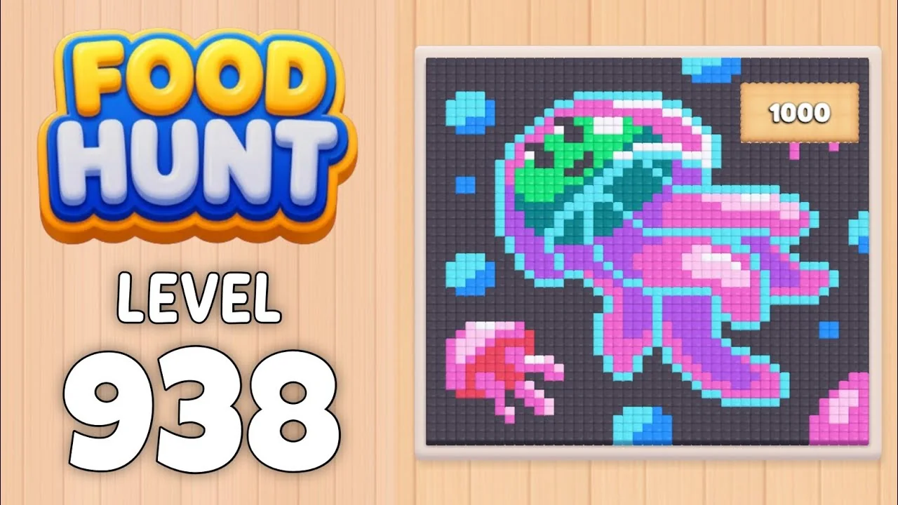 Food Hunt Level 938 board layout