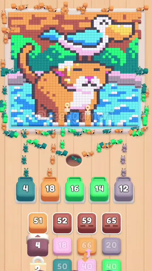 All five slots are full inside the first thirteen seconds