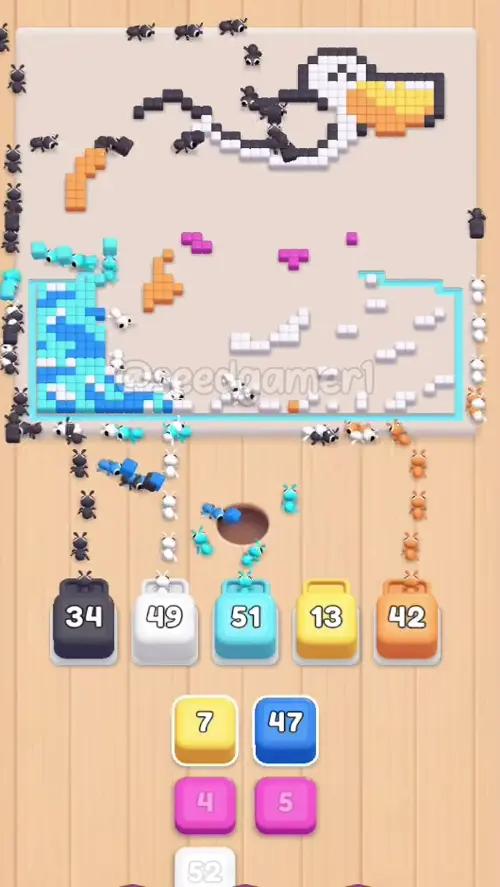 The last few pixels come off the board
