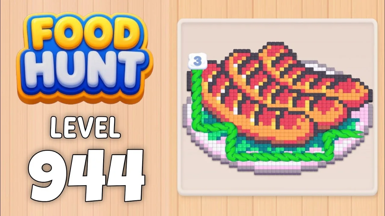 Food Hunt Level 944 board layout