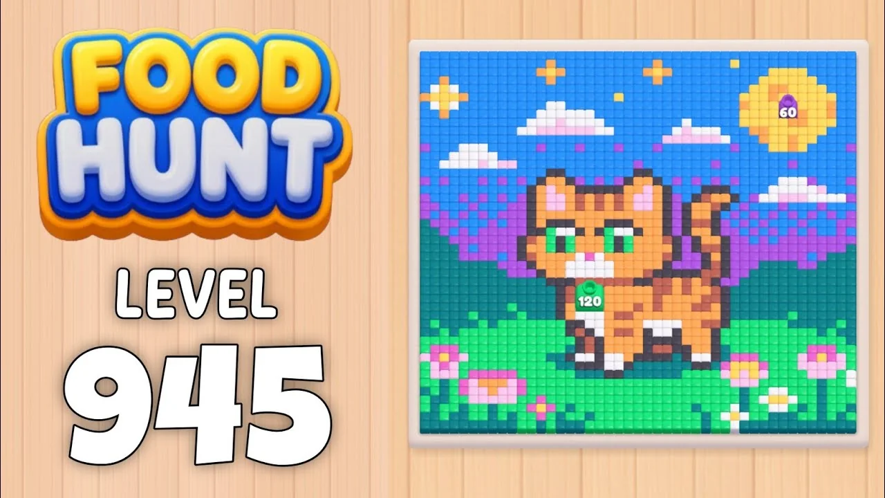 Food Hunt Level 945 board layout