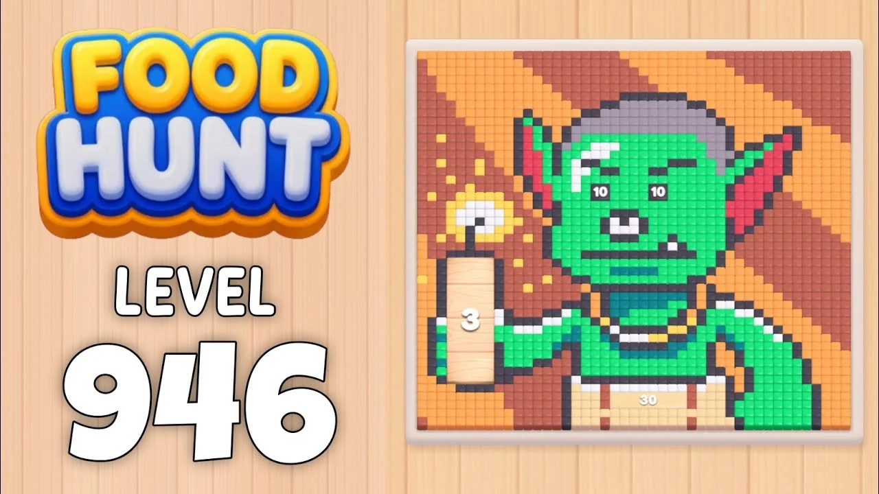 Food Hunt Level 946 board layout