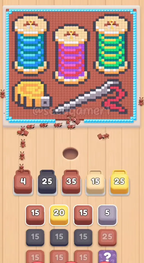 All five slots are full inside the first seven seconds