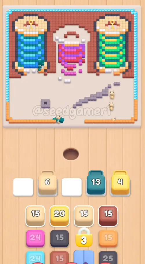 Teal 24 is draining in slot 4 while slot 1 waits