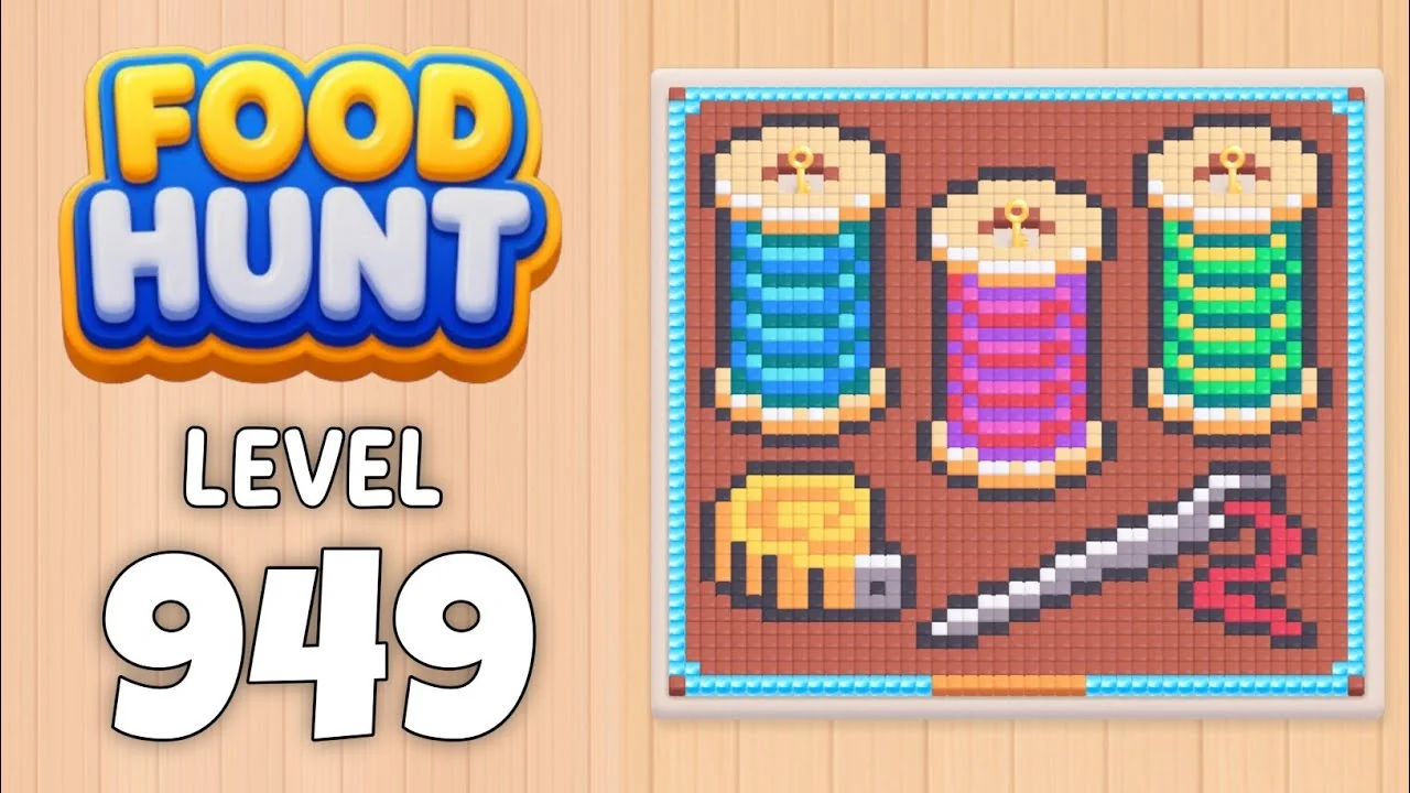 Food Hunt Level 949 board layout