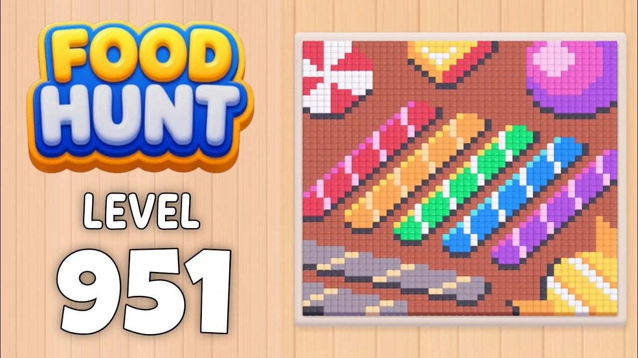 Food Hunt Level 951 board layout