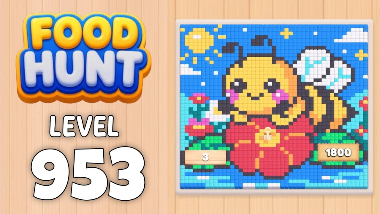 Food Hunt Level 953 board layout