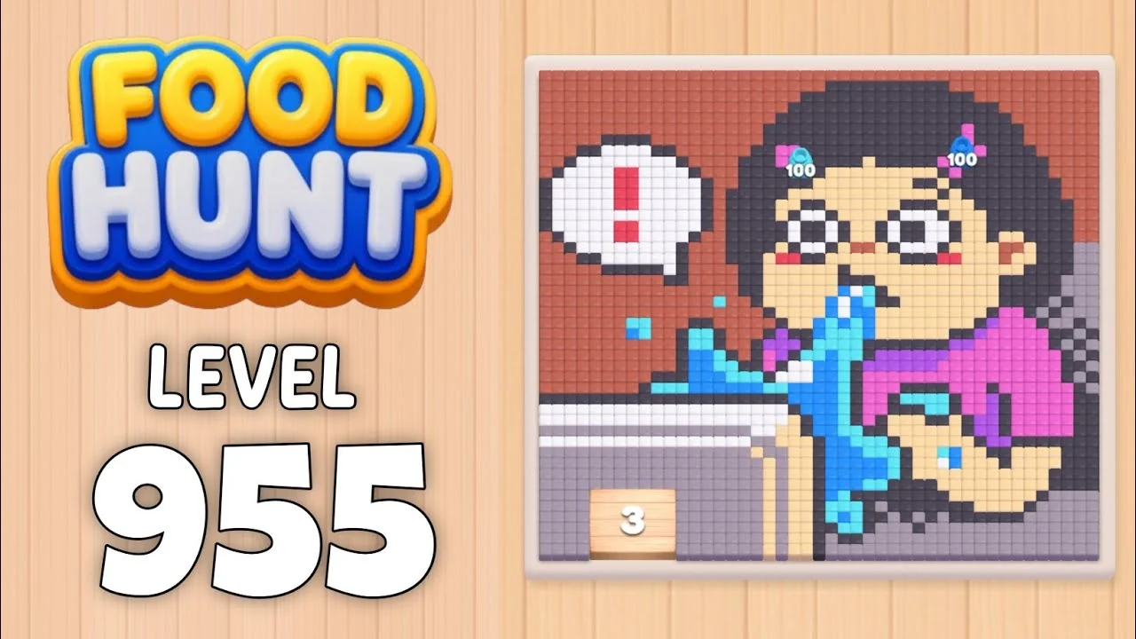 Food Hunt Level 955 board layout