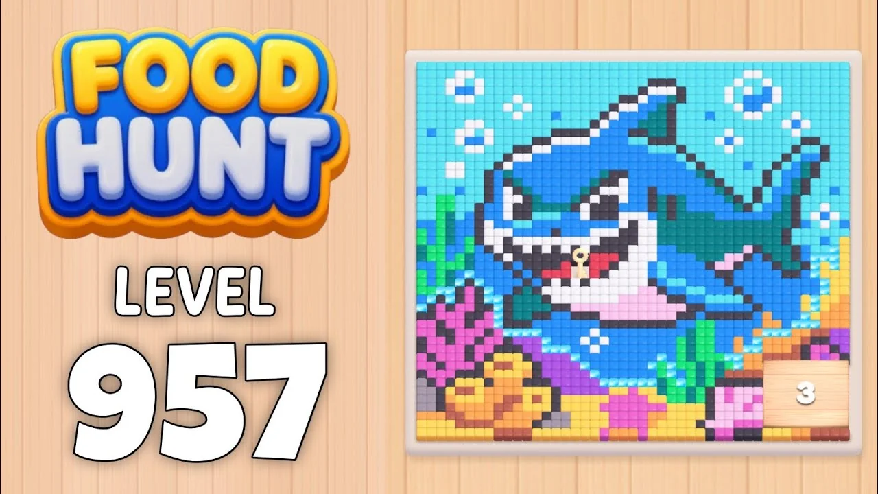 Food Hunt Level 957 board layout