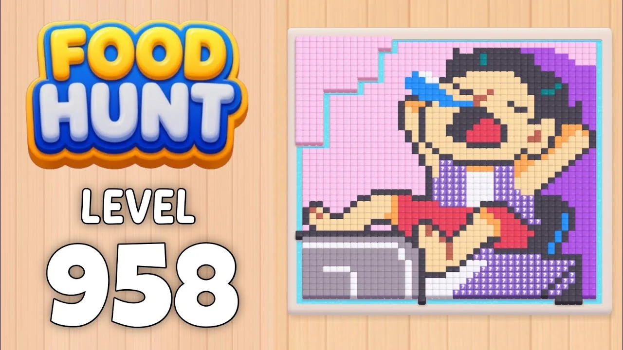 Food Hunt Level 958 board layout
