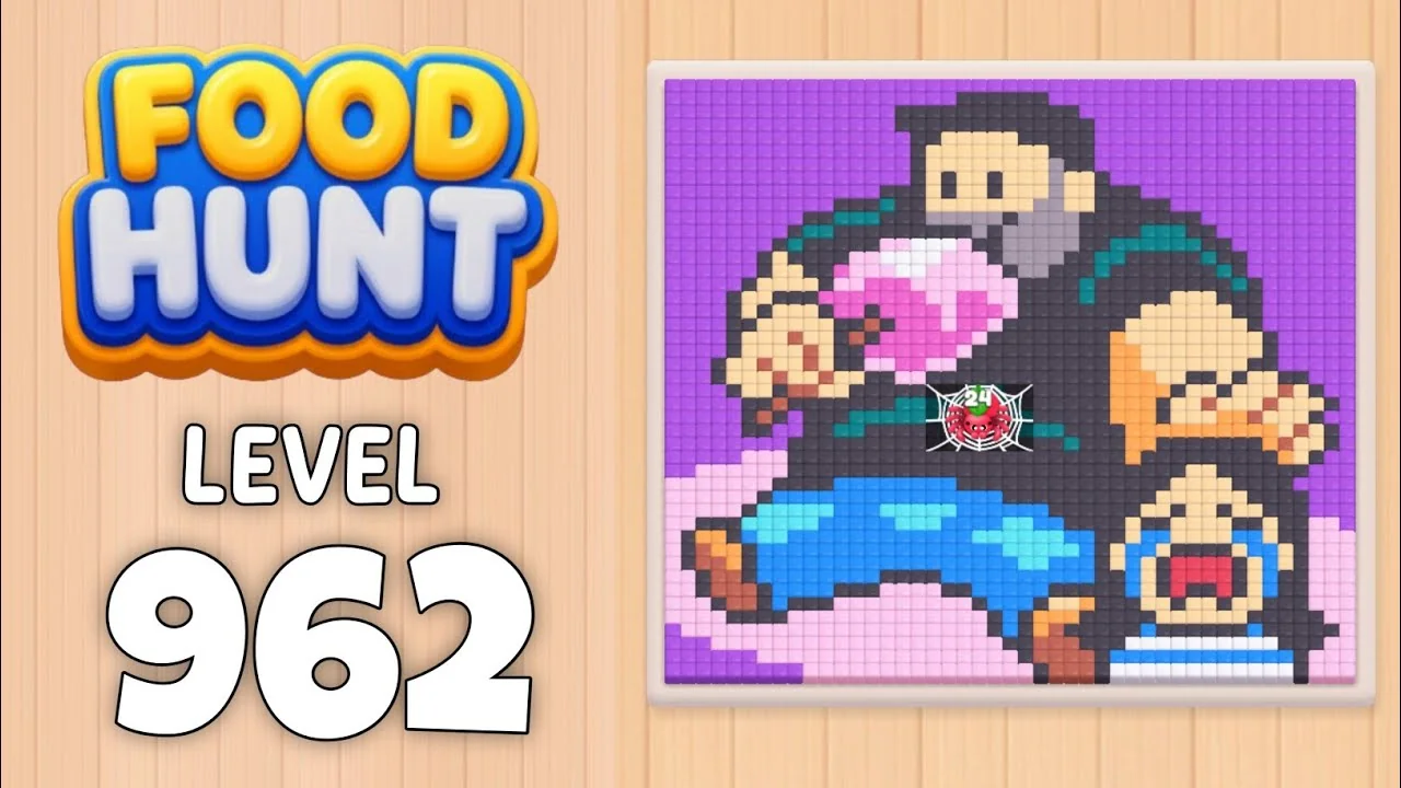 Food Hunt Level 962 board layout