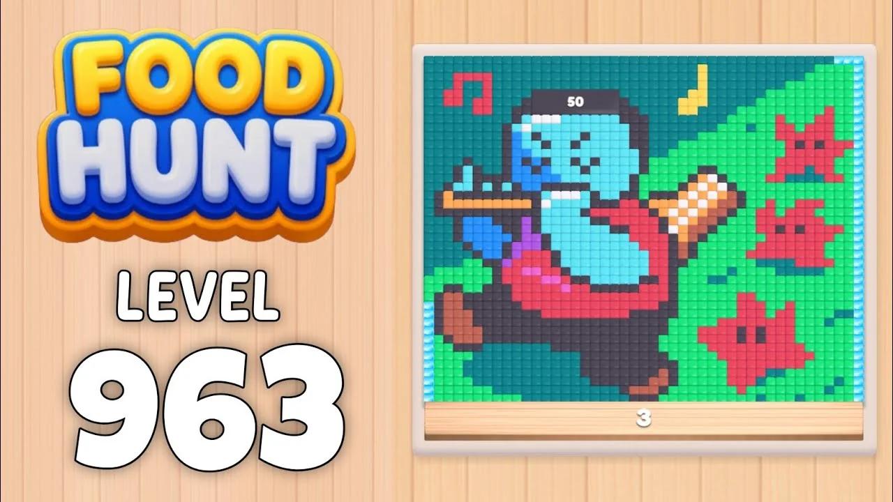 Food Hunt Level 963 board layout