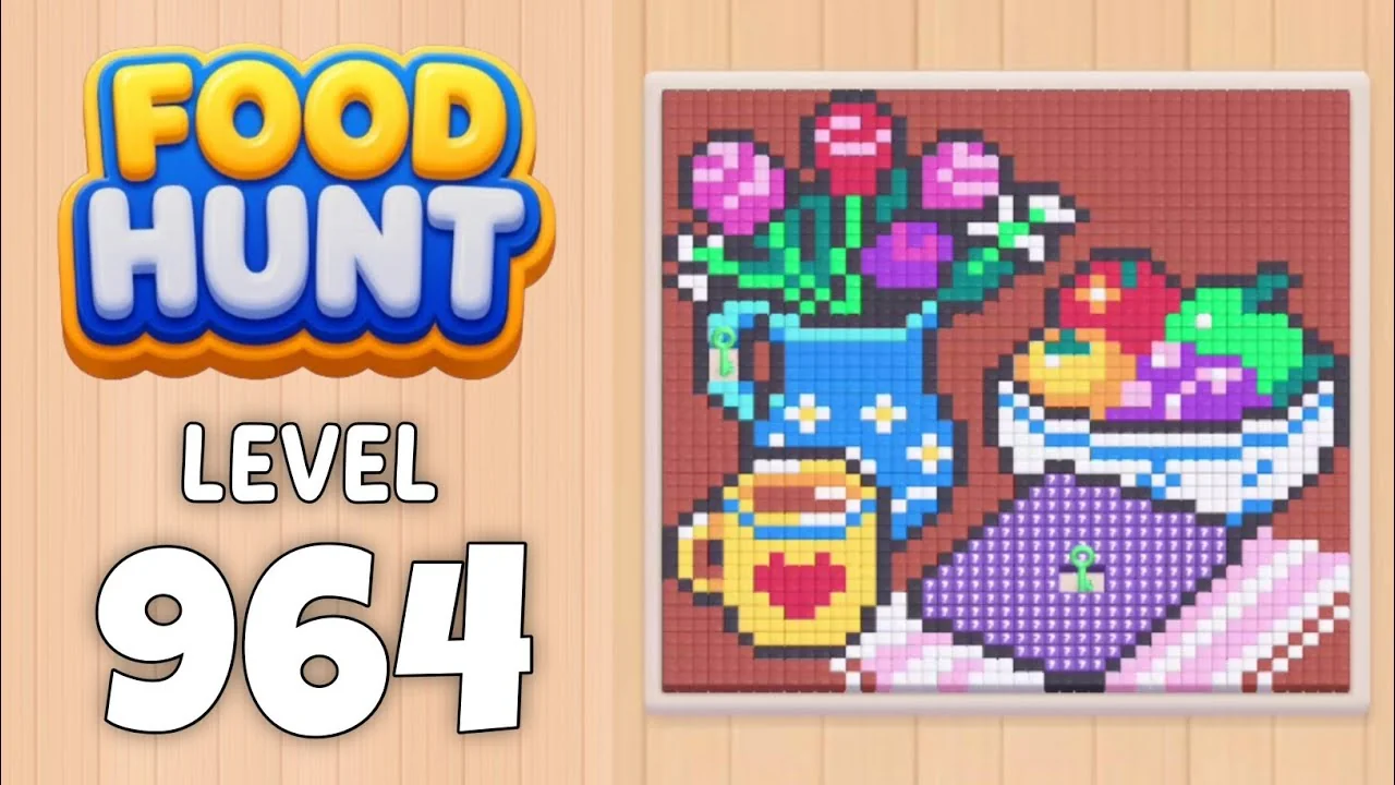 Food Hunt Level 964 board layout