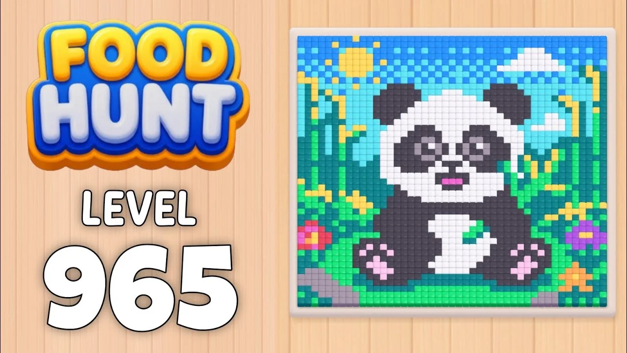 Food Hunt Level 965 board layout